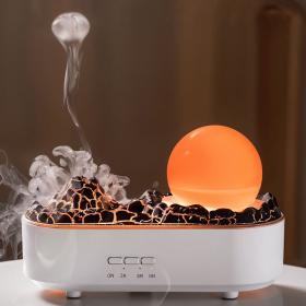 Diffuseur d’huiles essentielles Ultrasonique Effet Volcan 200ml