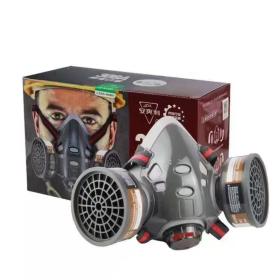 Masque de protection gaz, vapeur, particules avec 2 filtres au gel de silice ASL | 308A