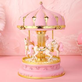 Carrousel Lumineux et Musical pour Décoration