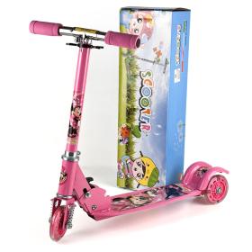 Trottinette Pliante en Aluminium avec Roues Lumineuses LED – سكوتر ألومنيوم قابل للطي بعجلات مضيئة