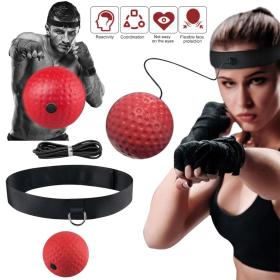 Balle de Boxe Reflex pour améliorer la coordination œil-main 1Pcs