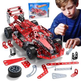 Kit de Construction Voiture de Course Métallique – مجموعة بناء سيارة سباق معدنية