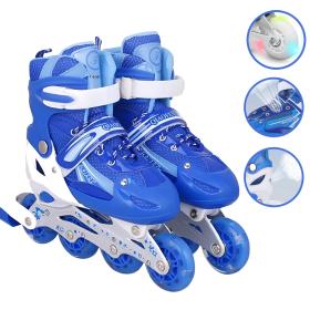 les rouleurs Alignées Confortables pour Enfants avec des roues RGB  pointure de 35-38 / 38-42 / 30-32