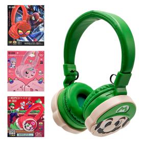 Casque Bluetooth Stéréo 5.3V avec Lumière ambiante- Design Mignon Enfant KR666