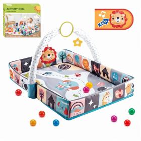 Tapis de Jeu 3-en-1 avec Piscine à Balles – سجادة لعب مع كرات