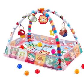 Tapis d'Éveil Bébé 3 en 1 avec Piscine à Balles v2 – سجادة لعب للأطفال 3 في 1 مع كرات
