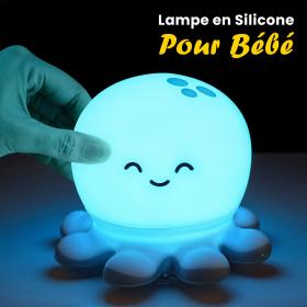 Veilleuse en Silicone en Forme de Octopus pour Enfants – مصباح سيليكون للأطفال