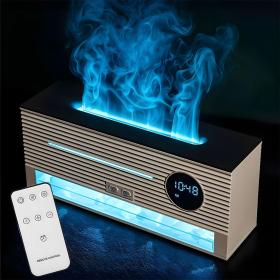 Diffuseur d’aromathérapie Flame Air à brume de feu avec réveil